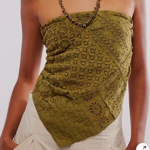 Free People One Raya Lace Bandana Top